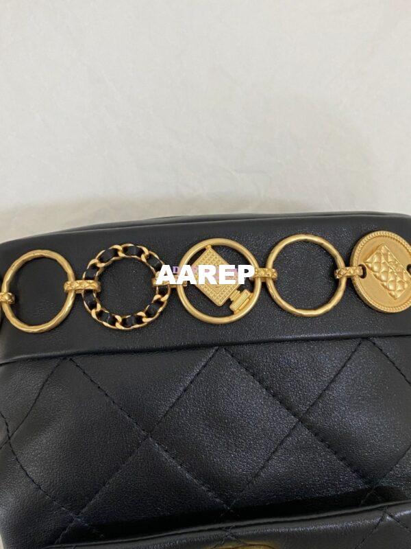 Replica Chanel Small Backpack in Calfskin AS4275 Black 6