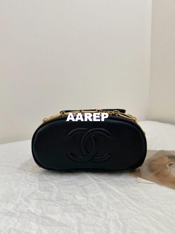 Replica Chanel Small Backpack in Calfskin AS4275 Black 7