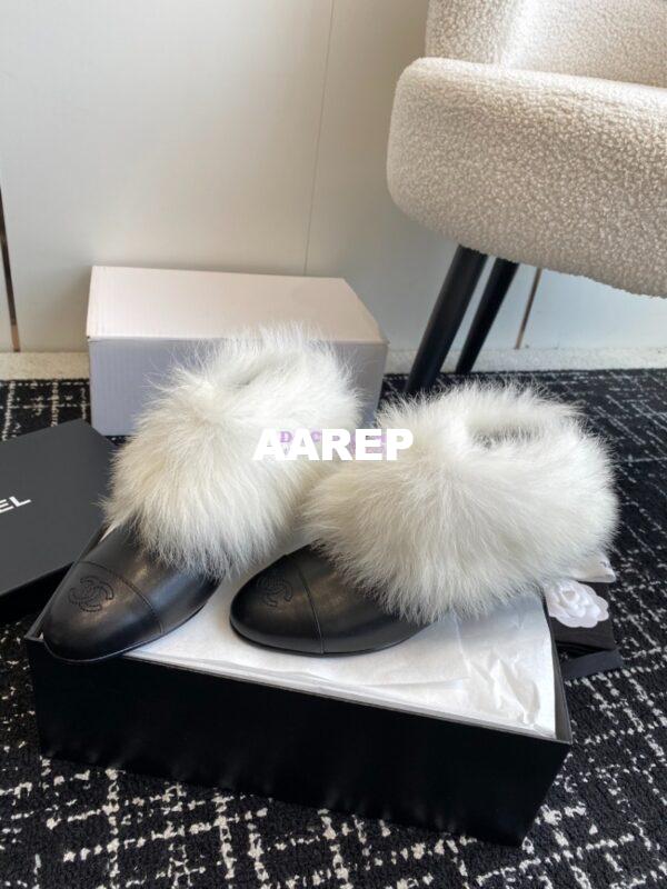 Replica Chanel Short Boots Lambskin & Shearling Lambskin G45177 8
