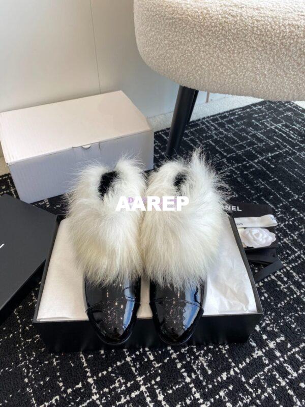 Replica Chanel Short Boots Lambskin & Shearling Lambskin G45177 10