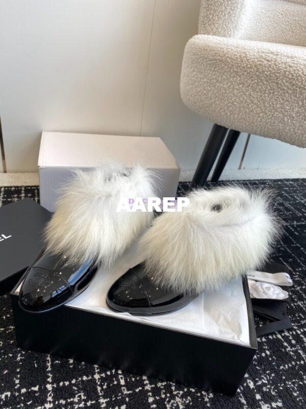 Replica Chanel Short Boots Lambskin & Shearling Lambskin G45177 15