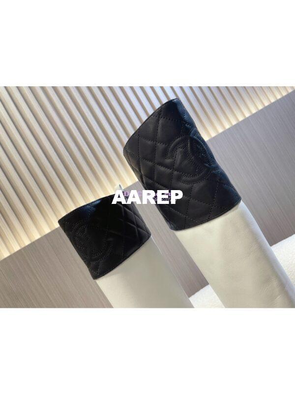 Replica Chanel 23K Lambskin High Boots Heel 9cm G45200 White 9