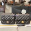 Replica Chanel Mini Classic Flap 17cm in WineRed Lambskin Bag