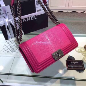 Replica Chanel Galuchat Boy Chanel Flap Bag 2