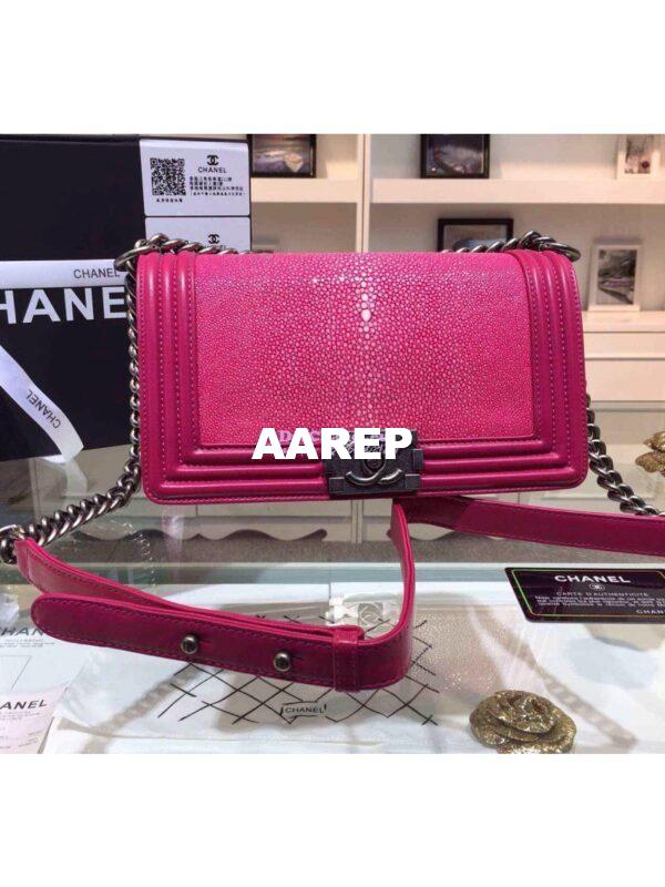Replica Chanel Galuchat Boy Chanel Flap Bag