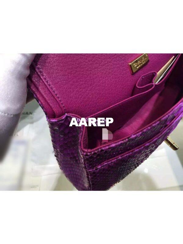 Replica Chanel Python Classic Flap Bag 10
