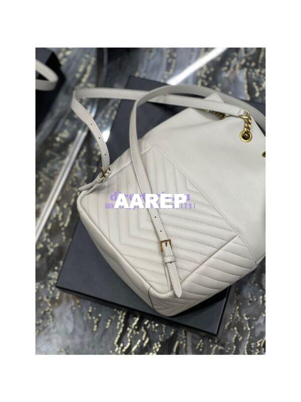 Replica YSL Saint Laurent Joe Backpack In Lambskin 672609 Blanc 11