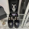 Replica Chanel 23K Shiny Aged Lambskin High Boots Heel 9cm G45200 Black