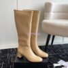 Replica Chanel Pearl Embellished Calfskin & Velvet Boots G36220
