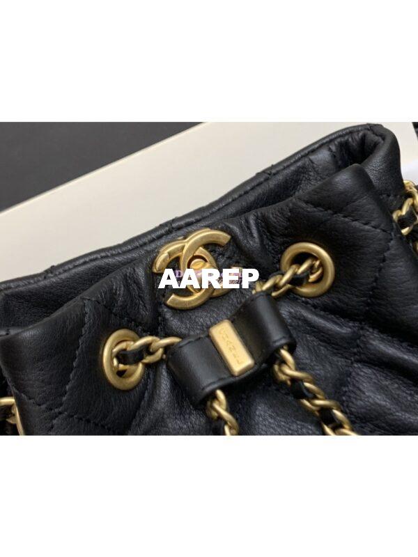 Replica Chanel 23C Small Backpack Calfskin AS3947 Black 3