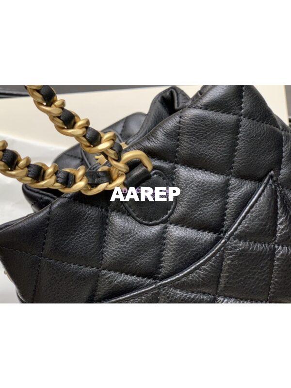 Replica Chanel 23C Small Backpack Calfskin AS3947 Black 7