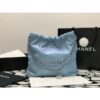 Replica Chanel 22 Handbag Shiny Calfskin & Gold Metal AS3260 AS3261 Green Khaki