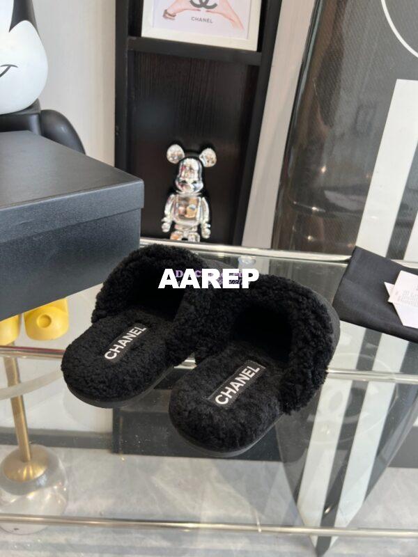 Replica Chanel 23K Fur and Suede Slipper G45121 7