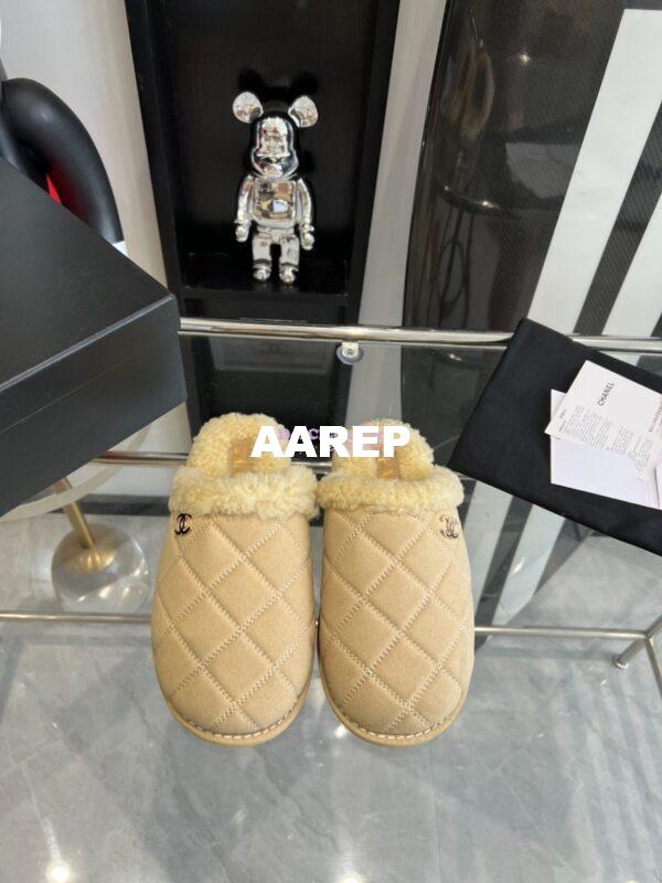 Replica Chanel 23K Fur and Suede Slipper G45121 9