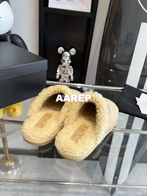 Replica Chanel 23K Fur and Suede Slipper G45121 14