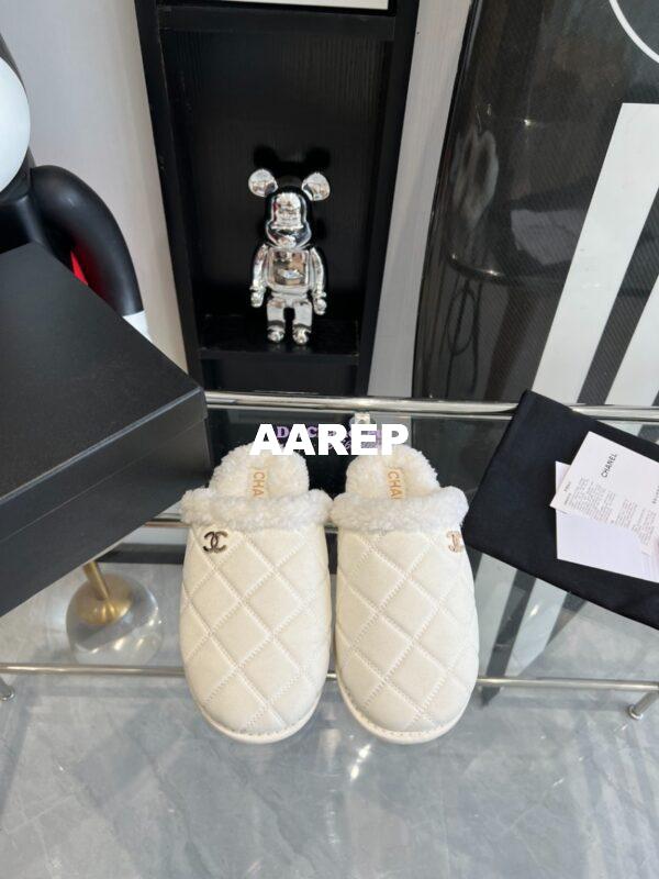 Replica Chanel 23K Fur and Suede Slipper G45121 16