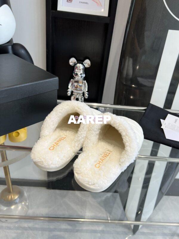 Replica Chanel 23K Fur and Suede Slipper G45121 21