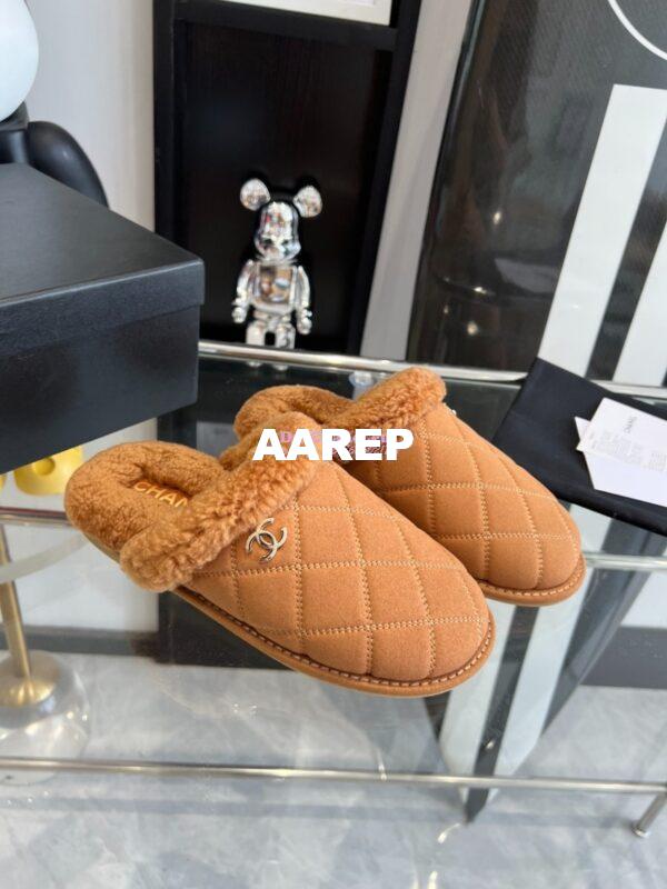 Replica Chanel 23K Fur and Suede Slipper G45121 26