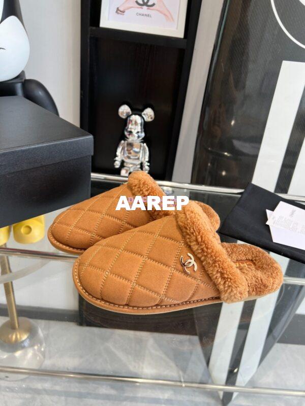 Replica Chanel 23K Fur and Suede Slipper G45121 27