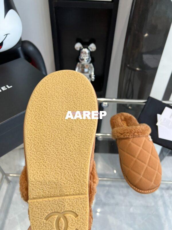 Replica Chanel 23K Fur and Suede Slipper G45121 29