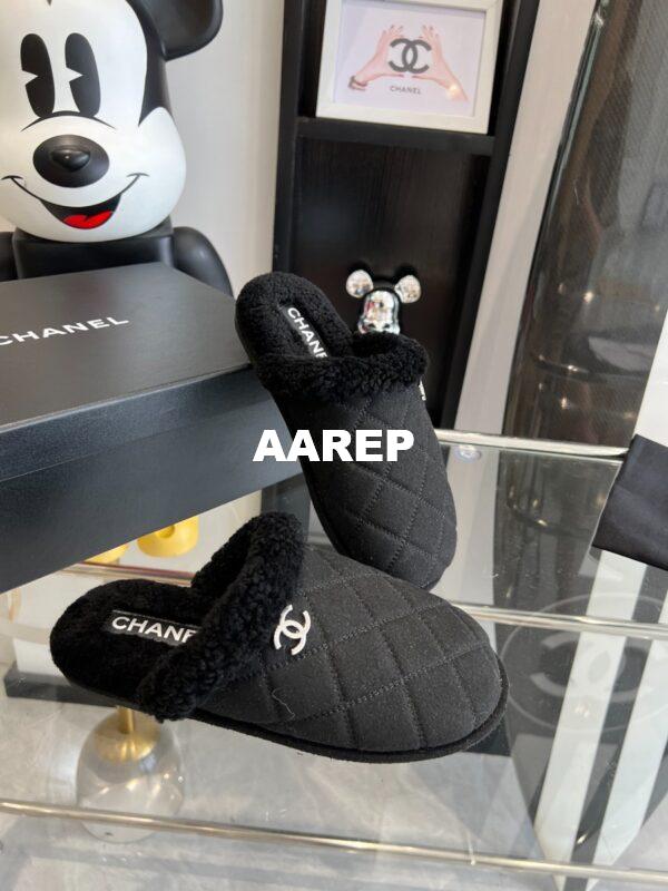 Replica Chanel 23K Fur and Suede Slipper G45121 30