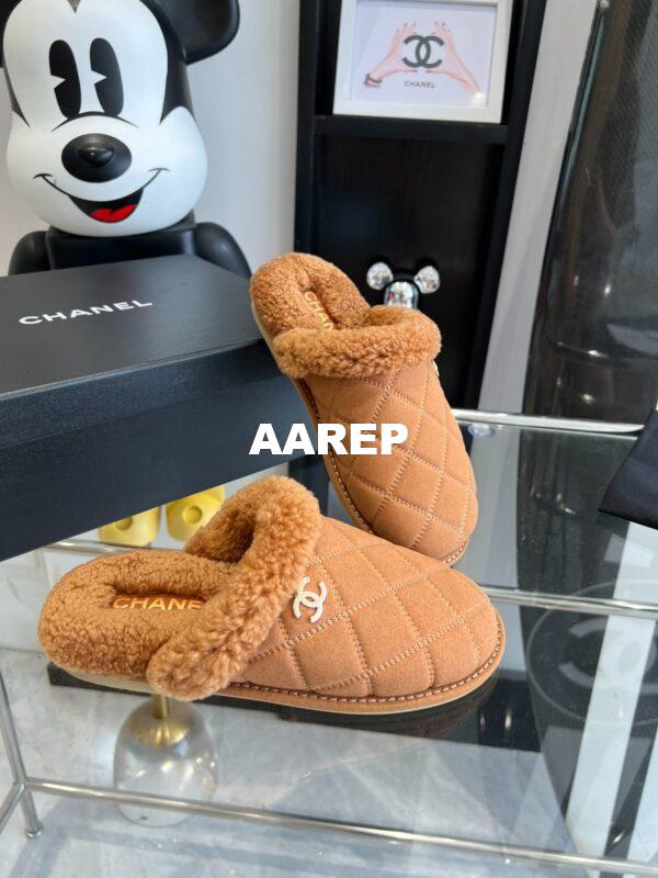 Replica Chanel 23K Fur and Suede Slipper G45121 33