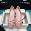 Replica Chanel 2024 Letter Logo Moccasins Calfskin G45123 2