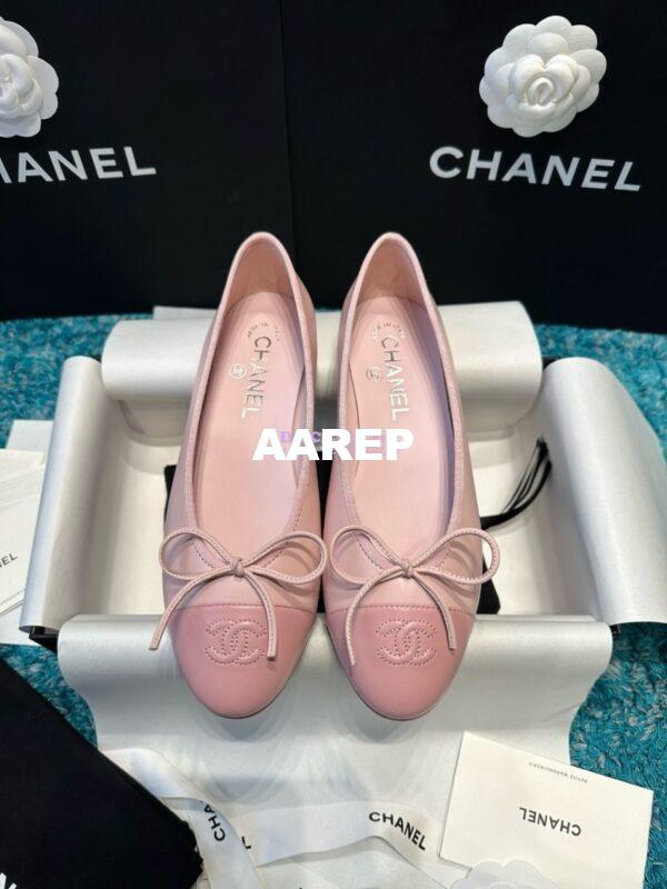 Replica Chanel Lambskin Ballerinas G02819 Pink 3