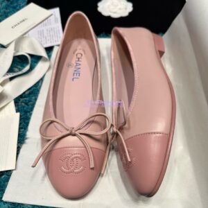 Replica Chanel Lambskin Ballerinas G02819 Pink 2
