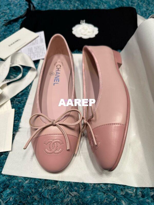 Replica Chanel Lambskin Ballerinas G02819 Pink 4