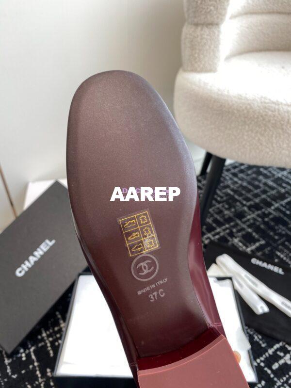 Replica Chanel 2024 Letter Logo Moccasins Calfskin G45123 30