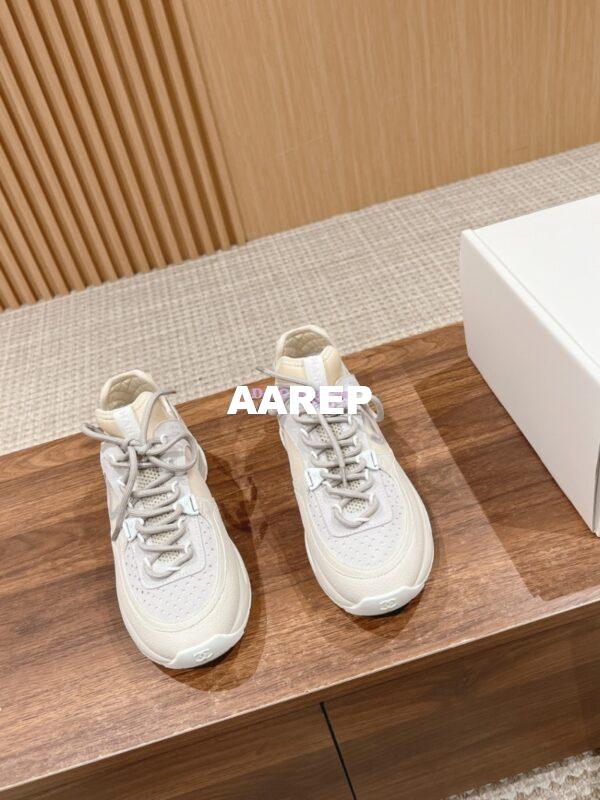 Replica Chanel Suede Calfskin and Mesh Sneaker G40193 4