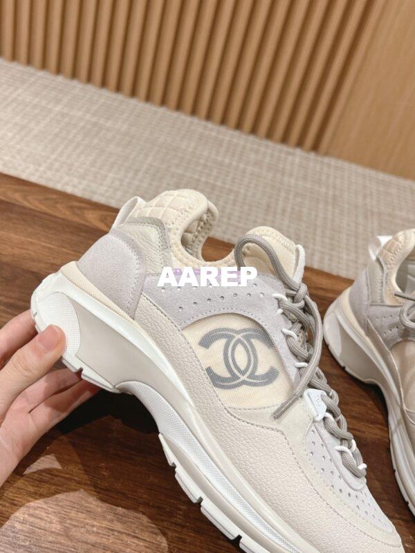 Replica Chanel Suede Calfskin and Mesh Sneaker G40193 8