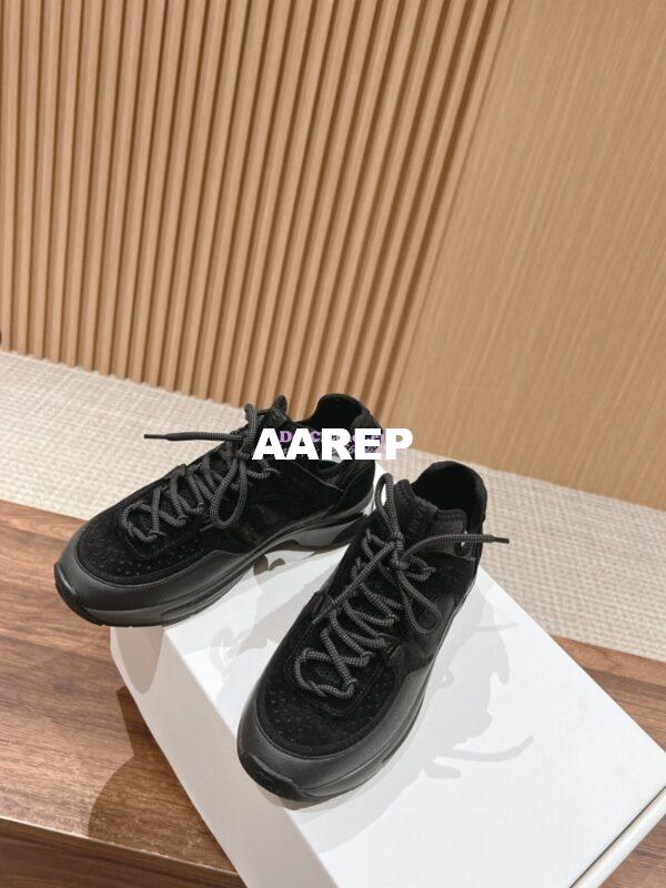 Replica Chanel Suede Calfskin and Mesh Sneaker G40193 13