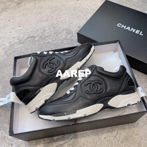 Replica Chanel 23K Calfskin Trainers G45333 36