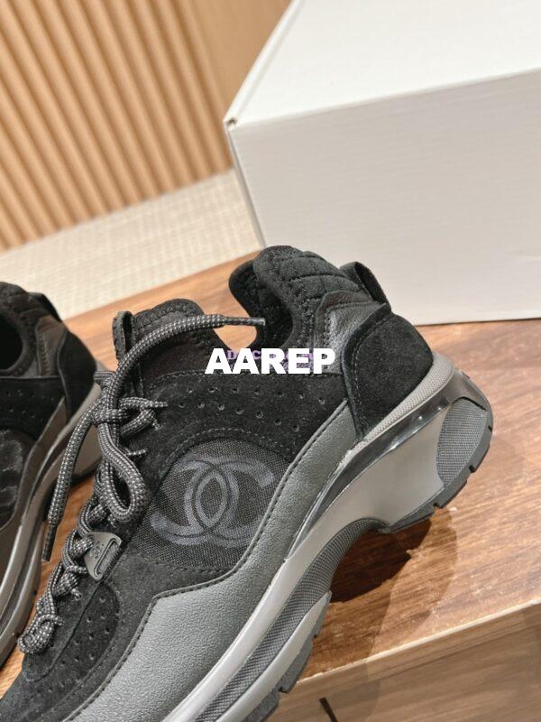 Replica Chanel Suede Calfskin and Mesh Sneaker G40193 15