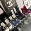 Replica Chanel Mesh Fabric and Suede Calfskin Low Top Sneaker G39982