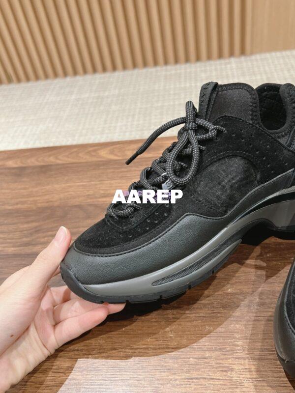 Replica Chanel Suede Calfskin and Mesh Sneaker G40193 16