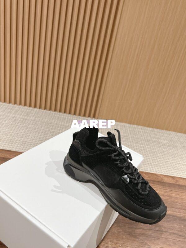 Replica Chanel Suede Calfskin and Mesh Sneaker G40193 17