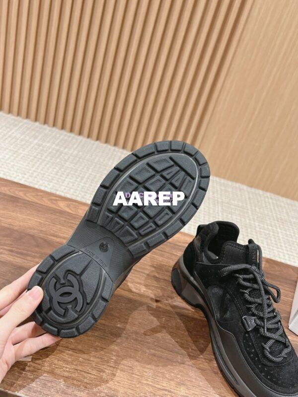 Replica Chanel Suede Calfskin and Mesh Sneaker G40193 19