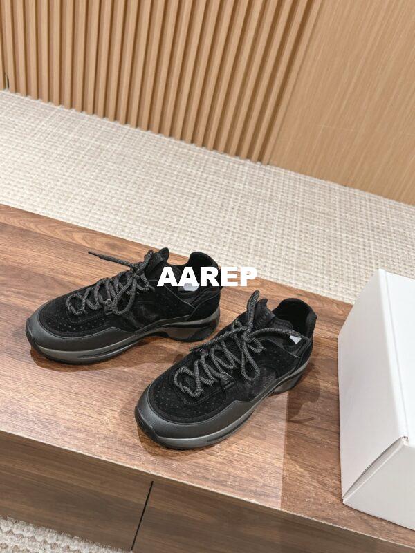 Replica Chanel Suede Calfskin and Mesh Sneaker G40193 20