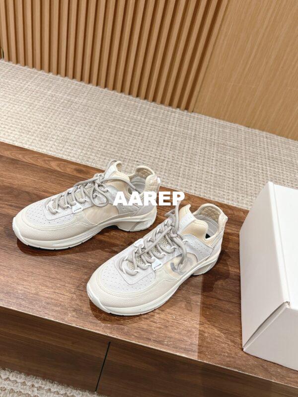 Replica Chanel Suede Calfskin and Mesh Sneaker G40193 21