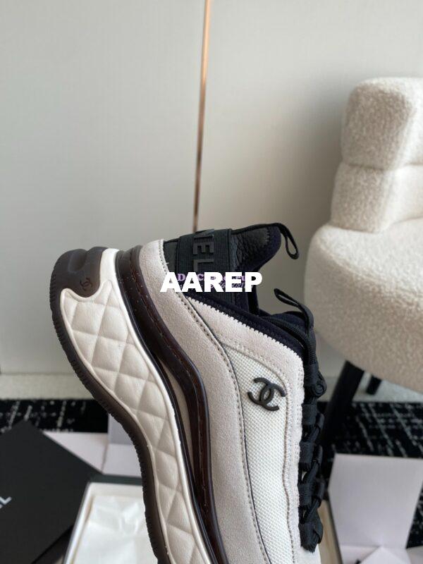 Replica Chanel Mesh Fabric and Suede Calfskin Low Top Sneaker G39982 5
