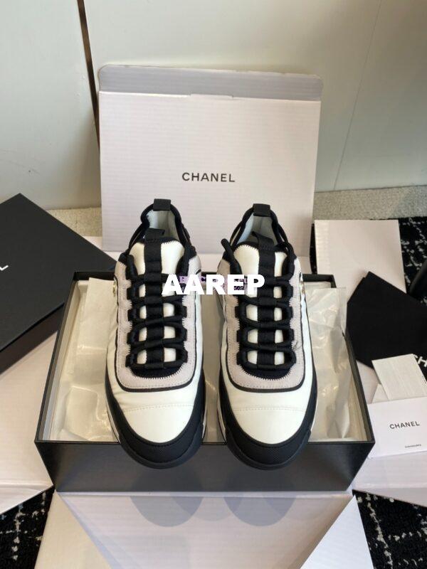 Replica Chanel Fabric and Suede Calfskin Low Top Sneaker G39982 5