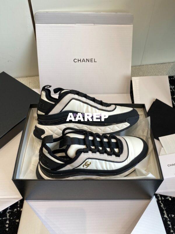 Replica Chanel Fabric and Suede Calfskin Low Top Sneaker G39982 7