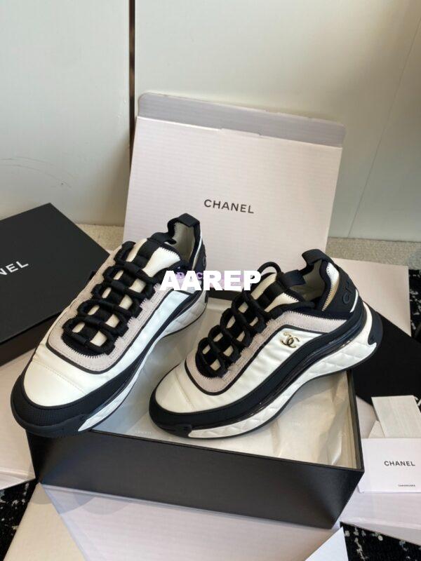 Replica Chanel Fabric and Suede Calfskin Low Top Sneaker G39982 8