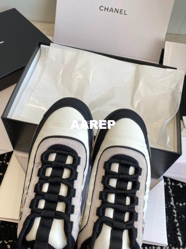 Replica Chanel Fabric and Suede Calfskin Low Top Sneaker G39982 10