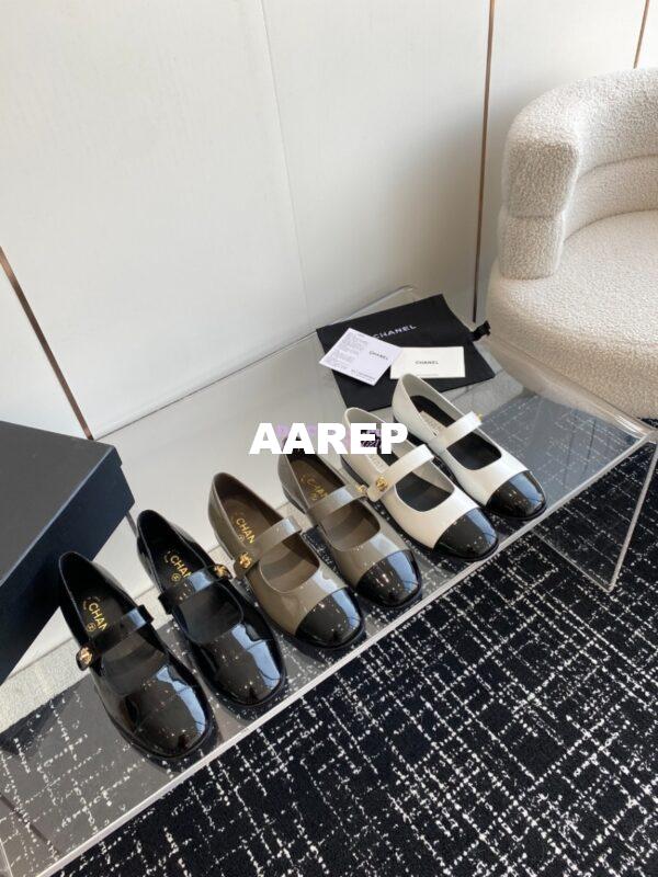 Replica Chanel Mary Jane Patent Calfskin Shoes G45280 3