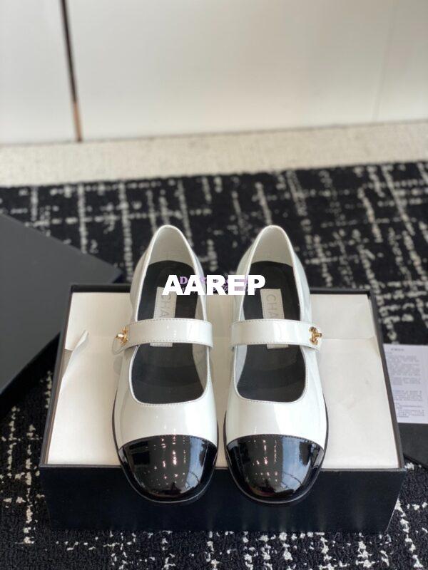 Replica Chanel Mary Jane Patent Calfskin Shoes G45280 13