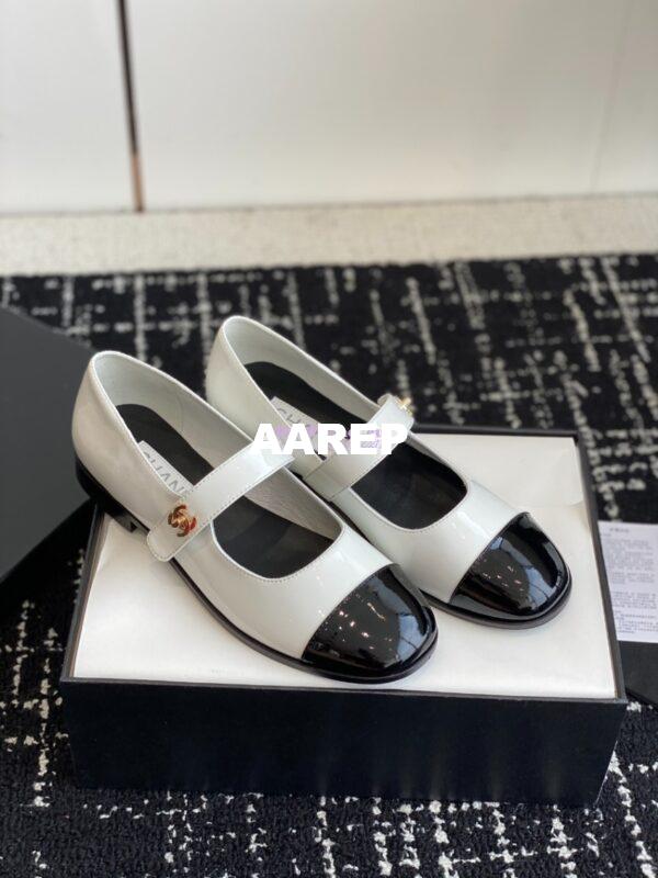 Replica Chanel Mary Jane Patent Calfskin Shoes G45280 15
